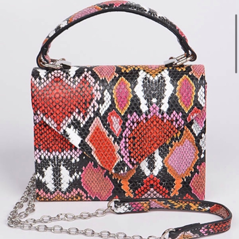 Snake Skin Crossbody Purse